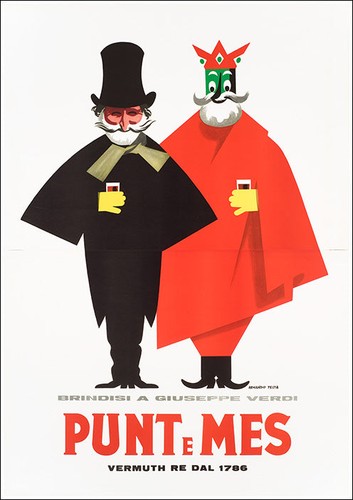 Manifesto pubblicitario punt - pubblicitario,