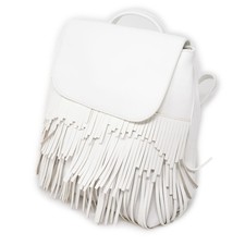 Zaino donna nero con frange