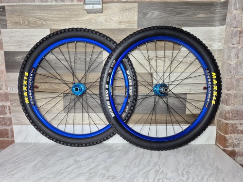 Set ruote mtb blu - dh,