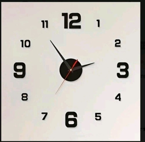 Moderno orologio parete - il,