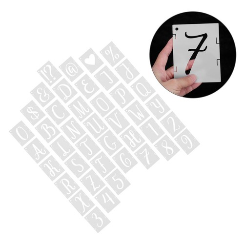 Pcs stencil lettere - 42, grandi