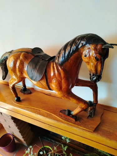 Scultura cavallo equestre - , in