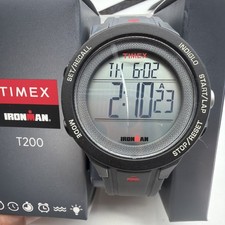 Timex ironman t200 gray - ironman, mens