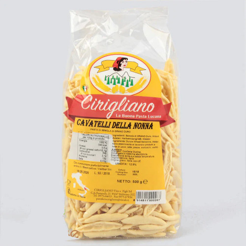 Cavatelli dita della - a,