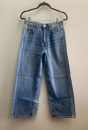 Jeans larghi zara vita alta - jeans,