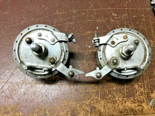 COPPIA MOZZI POSTERIORI RISCIO' BICICLETTA 3 RUOTE CARGO FRENO TAMBURO VINTAGE