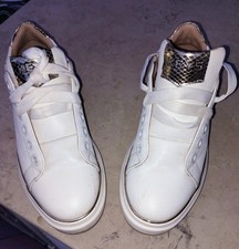 Scarpa Donna Bianco Keys N.37 Vera Pelle