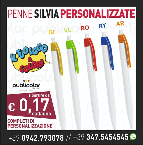 Penne silvia personalizzate - silvia,