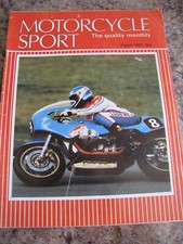 MOTORCYCLE SPORT MAGAZINE AUG