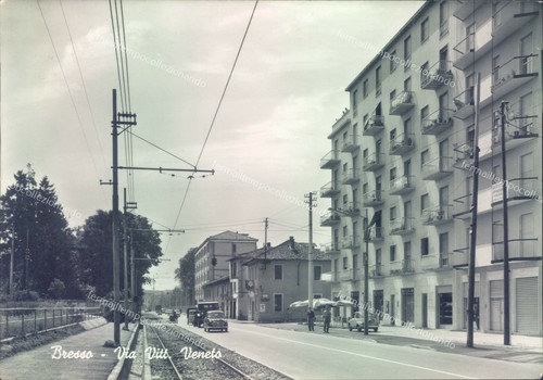 N30 cartolina bresso via - cartolina,