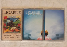 Ligabue Lambrusco Coltelli Rose & Pop Corn - Su E Giù Da Un Palco LOTTO CASSETTE