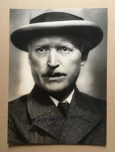 Werner krauss autografo - krauss, (autografo