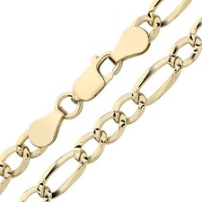 Catena Figaro oro giallo 9 kt