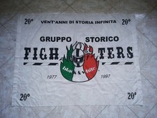 Bandiera ULTRAS JUVE FIGHTERS JUVENTUS FLAG No Sciarpa 95X135 20 ANNI VINTAGE