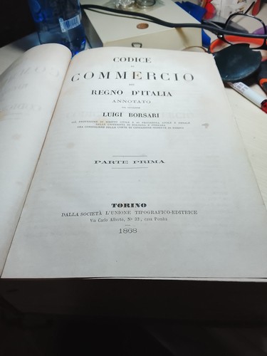 Libro codice commercio del - di,