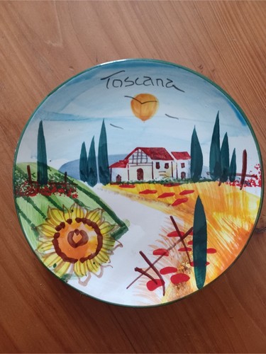 Piatto decorativo ceramica - piatto,
