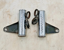 COPPIA SUPPORTO REGGI FARO-MOTO GUZZI V35 C ANNO 1983 AL 1988