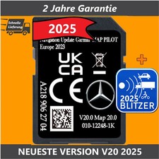 MERCEDES GARMIN MAP PILOT V20 A2189062704 NTG5 STAR1 SCHEDA SD EUROPA 2025