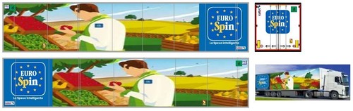 Grafica adesiva eurospin x - "eurospin",