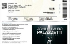 Biglietto Concerto Achille Lauro BARI