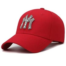 Casquette rouge NY avec logo