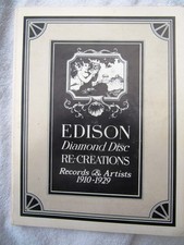 Ray WILE Dethlefson EDISON DIAMOND DISC CREAZIONI DISCHI E ARTISTI 1910 1929