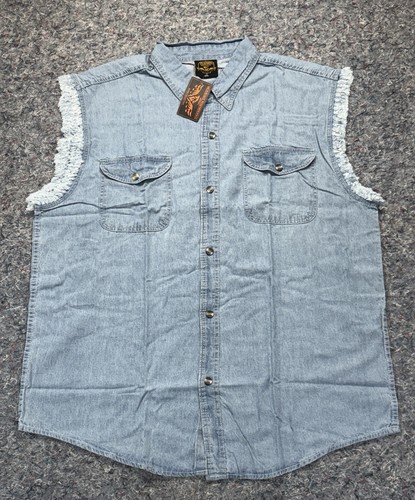 Camicia gilet biker smanicato