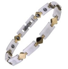 Bracciale Energia Potenza Salute Alta Tecnologia Ceramica Braccialetto EMATITE Magnetico Bio