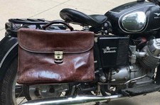 The Bridge Pelletteria - Borsa messenger vintage in pelle italiana