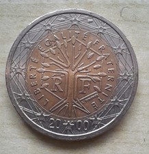 Moneta 2 Euro 2000 Francia -