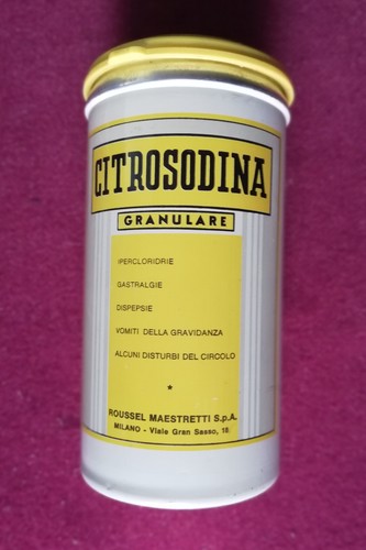 Scatola latta citrosodina - scatola, di