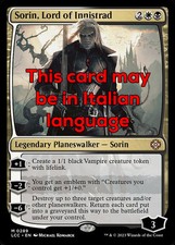 MTG SORIN, LORD OF INNISTRAD EXC - SORIN SIGNORE DI INNISTRAD 289 - LCC - MAGIC