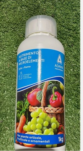 Concime zolfo rame 1kg - zolfo+rame, adama