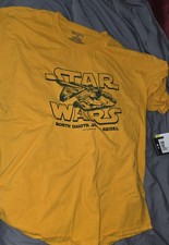 Star Wars North Dakota State Rebel Gold T-Shirt