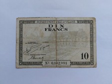 1940 Francia Ille et Villaine comune di Rennes 10 franchi