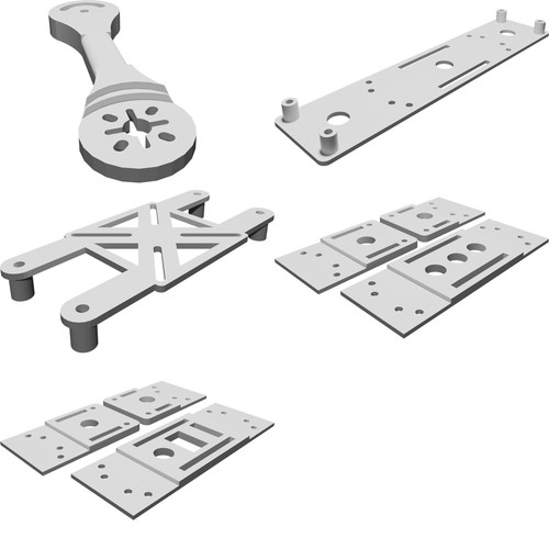 Kit telaio quad 1 250mm - kit,