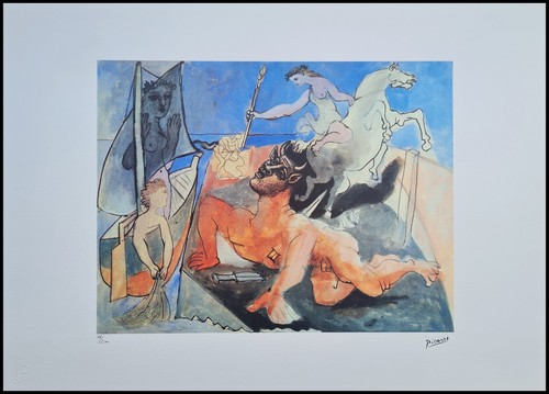 Pablo picasso composition with - pablo,