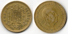 Spagna peseta 1966 75 - 1966,