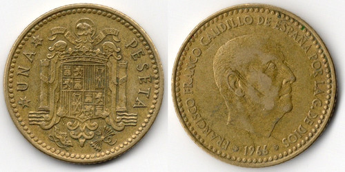Spagna peseta 1966 75 - -,