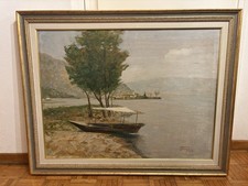 Quadro Antico Olio Su Tavola