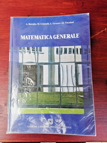 Matematica generale buratto - matematica,