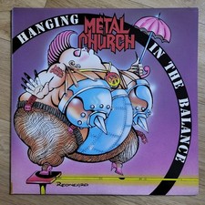 Metal church hanging - church,