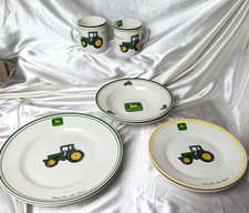 JOHN DEERE DINNER SET FOR 2