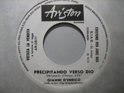 Gianni errico precipitando - gianni, "precipitando