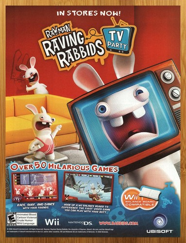 2008 rayman raving rabbids - 2008,