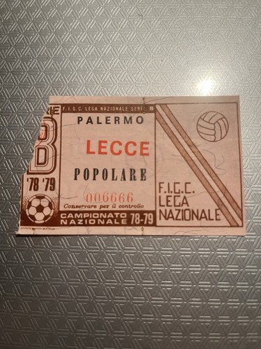 Palermo lecce biglietto ticket - palermo-lecce, biglietto/ticket