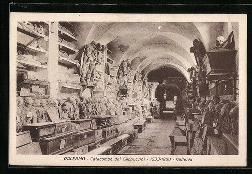 Palermo catacombe dei - palermo,,