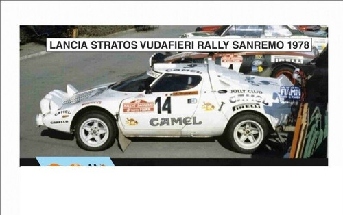 Lancia stratos rally - 1/43,