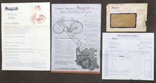 Lotto pubblicità Meccanica Garelli - Motore Mosquito per bicicletta - 1950