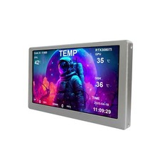 Monitor LCD 5" Argento per PC